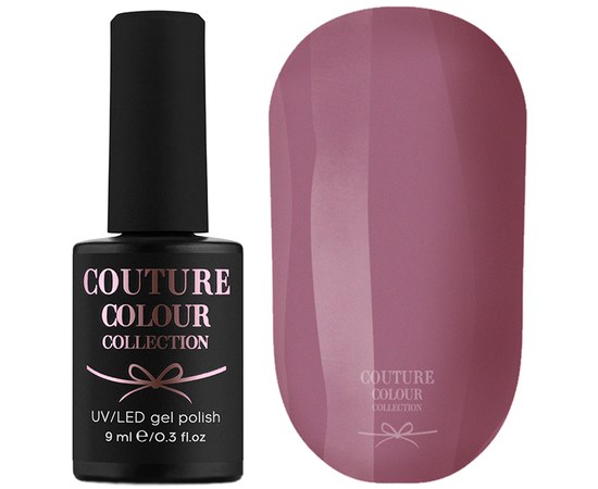 Зображення  Гель-лак Couture Colour №040 попелястий бузково-рожевий, 9 мл, Цвет №: 040