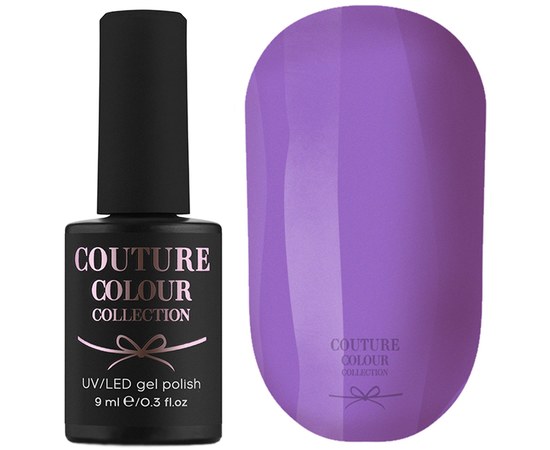 Изображение  Гель-лак Couture Colour 045 фиолетово-сиреневый, 9 мл, Цвет №: 045
