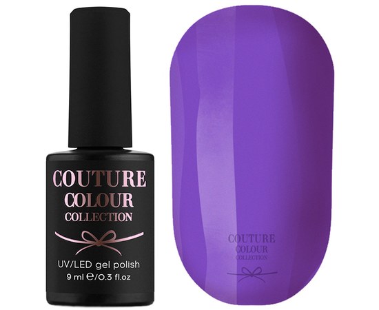 Зображення  Гель-лак Couture Colour №046 бузково-фіолетовий, 9 мл, Цвет №: 046