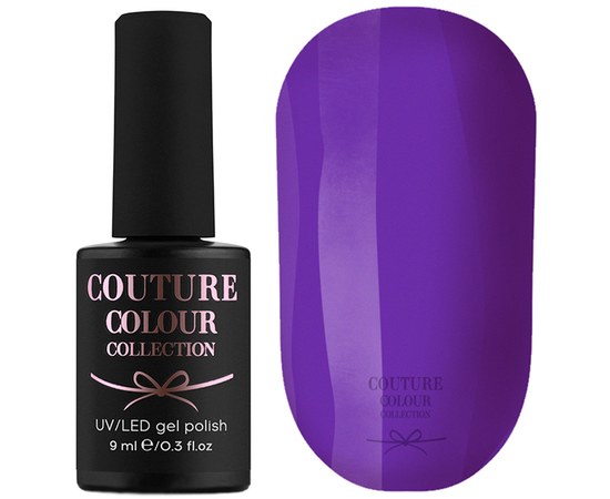 Зображення  Гель-лак Couture Colour №047 бузково-фіолетовий, 9 мл, Цвет №: 047