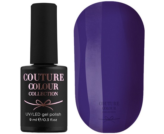 Изображение  Гель-лак Couture Colour 049 глубокий фиолетовый, 9 мл, Цвет №: 049
