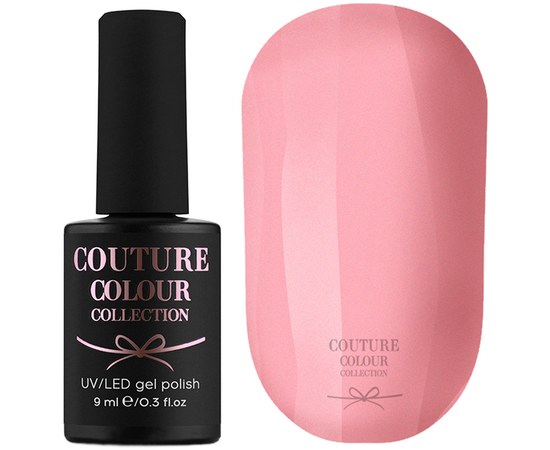 Зображення  Гель-лак Couture Colour №022 натурально-рожевий, 9 мл, Цвет №: 022