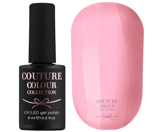 Зображення  Гель-лак Couture Colour №021 ніжно-рожевий, 9 мл, Цвет №: 021