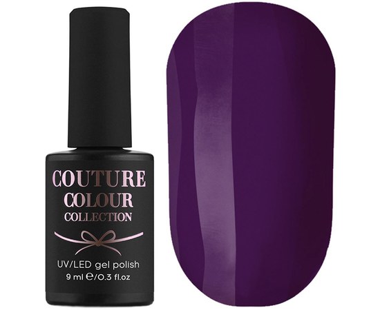 Изображение  Гель-лак Couture Colour 032 глубокий пурпурный, 9 мл, Цвет №: 032