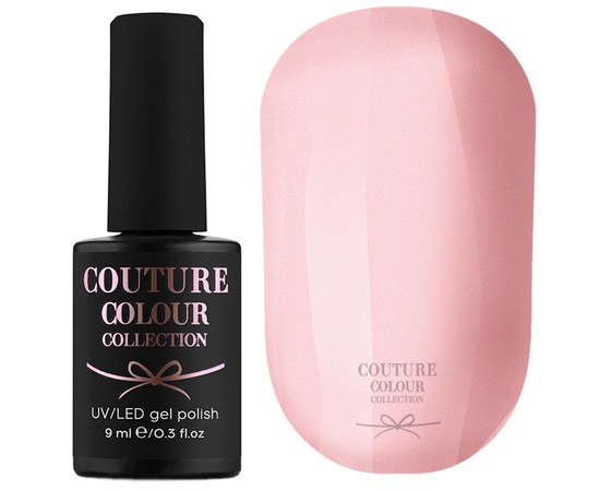 Зображення  Гель-лак Couture Colour №004 тілесно-рожевий, 9 мл, Цвет №: 004