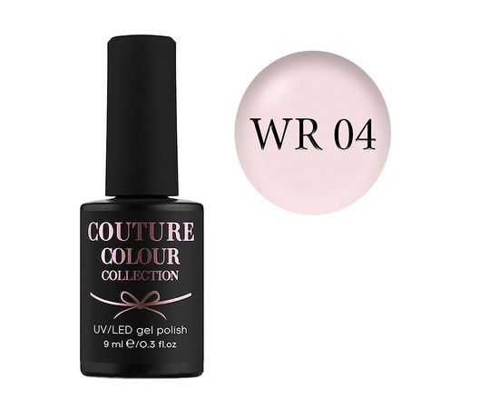 Изображение  Gel Polish COUTURE Color WINTER ROSEATE WR04 pale pink, 9 ml, Volume (ml, g): 9, Color No.: WR04