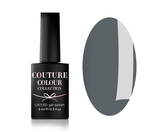 Изображение  Гель-лак Couture Colour 178 дымчатый серый, 9 мл, Цвет №: 178