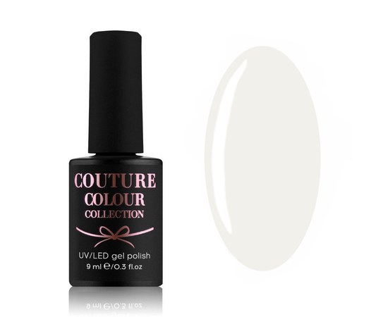 Изображение  Гель-лак Couture Colour Soft Nude 01 Прозрачно-белый, 9 мл, Объем (мл, г): 9, Цвет №: 01