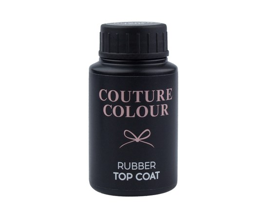 Изображение  Топ каучуковый для гель-лака Couture Colour Rubber Top Coat, 30 мл