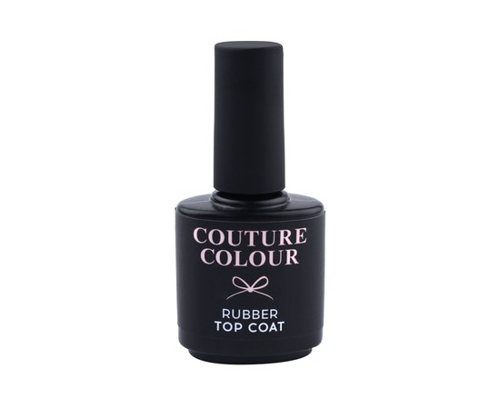 Изображение  Top rubber for gel polish Couture Color Rubber Top Coat, 15 ml