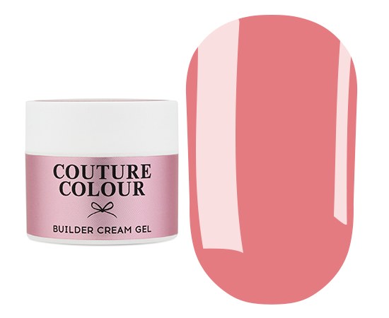 Зображення  Будівельний крем-гель Couture Colour Builder Cream Gel Dolce Pink персиково-рожевий, 15 мл, Об'єм (мл, г): 15, Цвет №: Dolce Pink