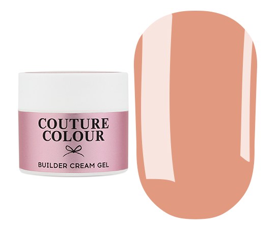 Изображение  Строительный крем-гель Couture Colour Builder Cream Gel Peach cream карамельный, 15 мл, Объем (мл, г): 15, Цвет №: Peach Cream
