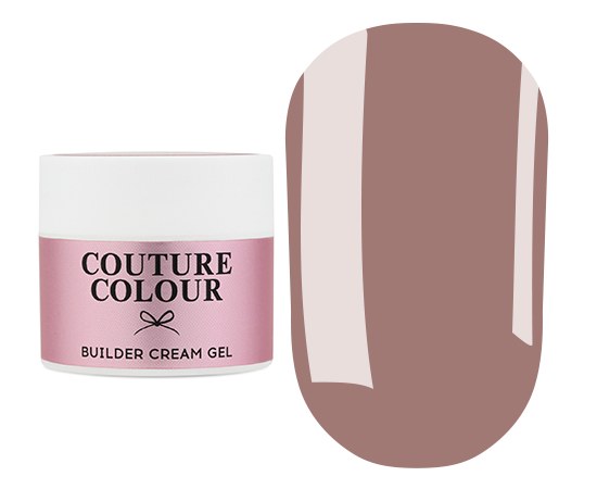 Изображение  Строительный крем-гель Couture Colour Builder Cream Gel Gray Pink серо-розовый, 15 мл, Объем (мл, г): 15, Цвет №: Gray Pink