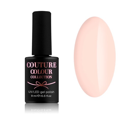 Зображення  Гель-лак Couture Colour Soft Nude 07 Ніжно-рожевий з перламутром, 9 мл, Об'єм (мл, г): 9, Цвет №: 07