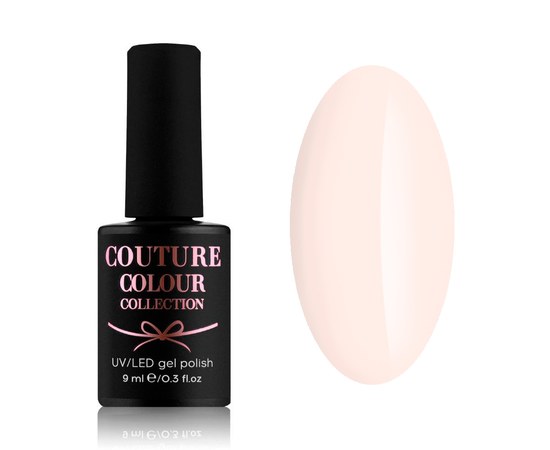 Изображение  Gel polish Couture Color Soft Nude 08 Milky pink with mother of pearl, 9 ml, Volume (ml, g): 9, Color No.: 8