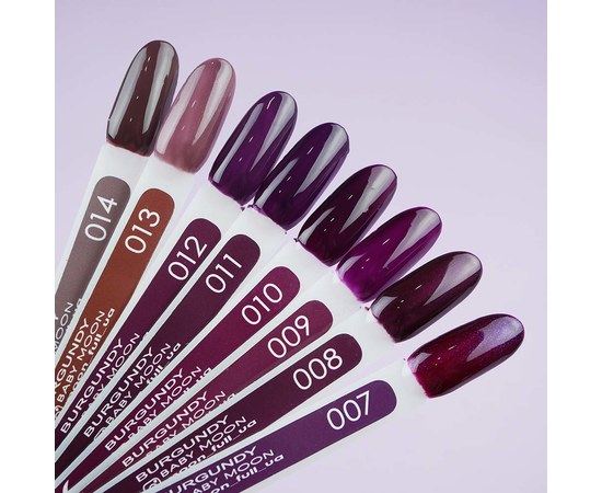 Изображение 3 Гель лак BABY Moon Burgundy №011 темно-сливовый, 6 мл, Объем (мл, г): 6, Вариант: 011