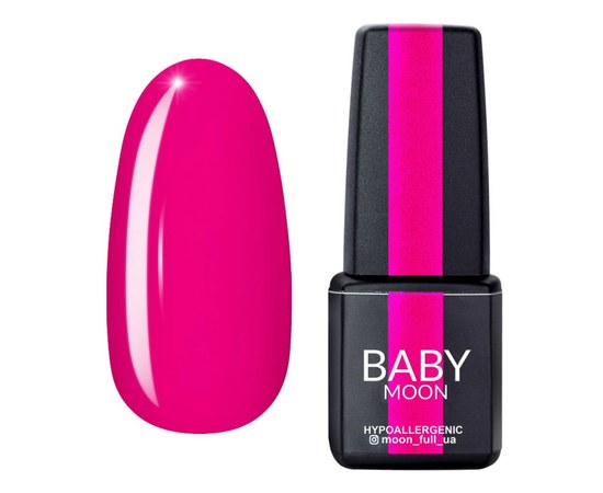 Изображение  Gel Polish BABY Moon Dolce Rose No. 015 hot pink with a raspberry tint, 6 ml, Volume (ml, g): 6, Color No.: 15