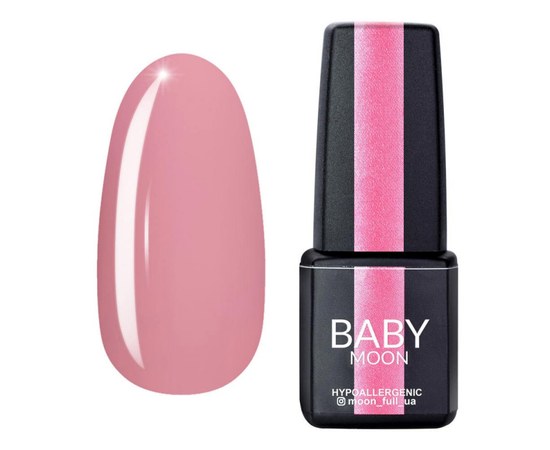 Изображение  Gel polish BABY Moon Sensual Nude №004 vintage pink light, 6 ml, Volume (ml, g): 6, Color No.: 4