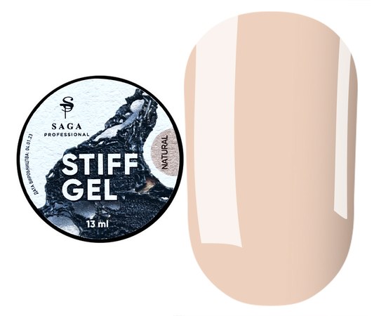 Изображение  Гель-желе SAGA Stiff Gel Natural, 13 мл, Объем (мл, г): 13, Цвет: Natural