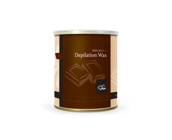 Изображение  Warm wax in a jar Simple "Chocolate", 800 ml