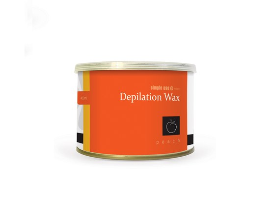 Изображение  Warm wax in a jar Simple "Peach", 400 ml