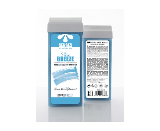 Изображение  Synthetic film wax in cartridge Simple "Sea Breeze", 100 ml