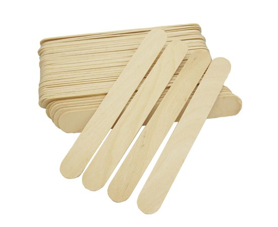 Изображение  Wooden spatula 150*18*2 mm Danins, 100 pcs