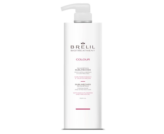 Изображение  Шампунь для осветленных волос BRELIL Sublimeches Shampoo Colour, 1000 мл, Объем (мл, г): 1000