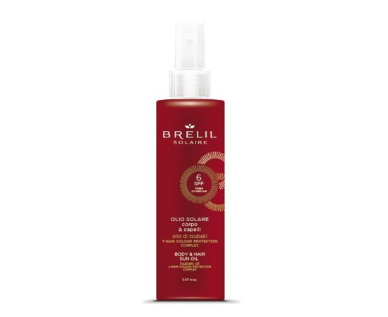 Изображение  Sun protection oil for hair and body Brelil Sun Oil Solaire, 150 ml