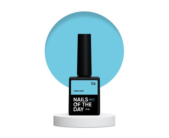 Изображение  Nails of the Day Cream base 06 – цветная база для чувствительных ногтей, 10 мл, Объем (мл, г): 10, Цвет №: 06