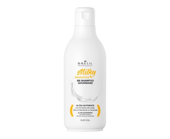 Изображение  Ultra-nourishing shampoo BRELIL BB SHAMPOO GOURMAND Milky Sensation, 250 ml, Volume (ml, g): 250