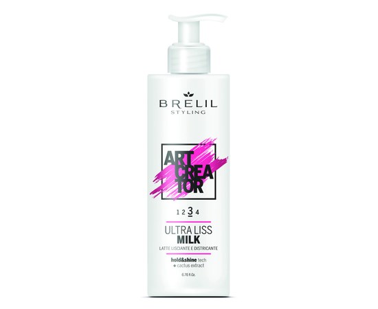 Изображение  Молочко для разглаживания волос BRELIL Ultra Liss Milk Art Creator, 200 мл