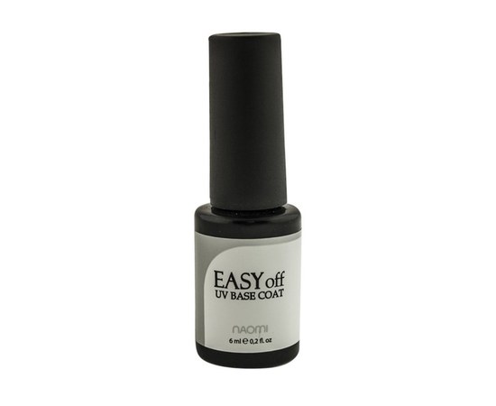 Изображение  Base easily removable for gel polish Naomi Gel Base Easy off 6 ml