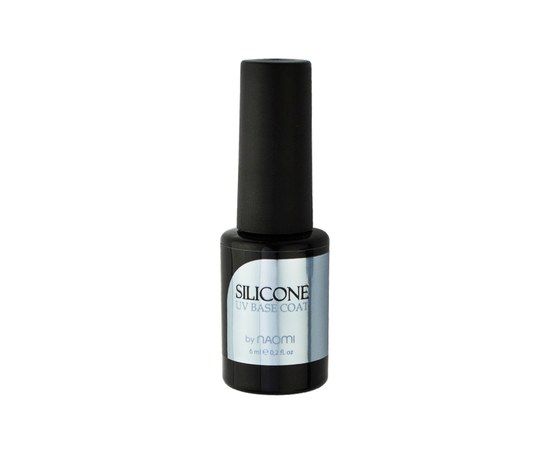 Изображение  Base for gel polish Naomi Silicone UV Base Coat 6 ml, Volume (ml, g): 6