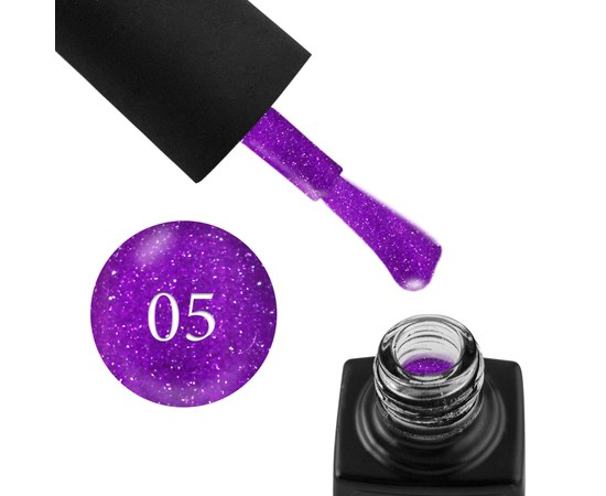 Изображение  Gel Polish GO Active High Light 05 purple, reflective, 10 ml, Volume (ml, g): 10, Color No.: 5