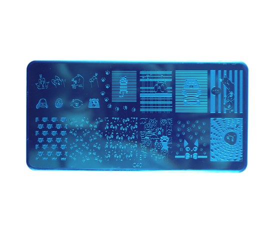 Изображение  Stamping plate GO Active C40 Cats, bears