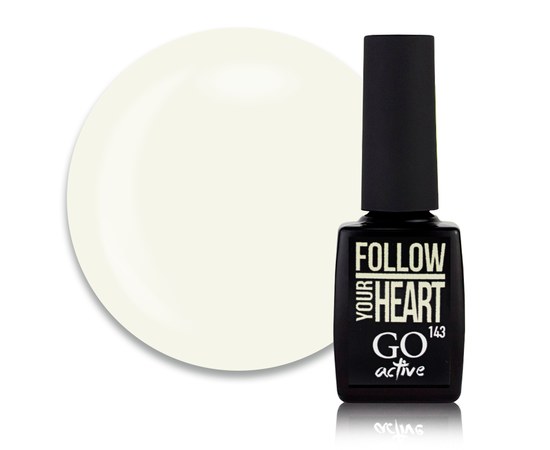 Изображение  Gel polish GO Active 143 Follow Your Heart cream, 10 ml, Volume (ml, g): 10, Color No.: 143