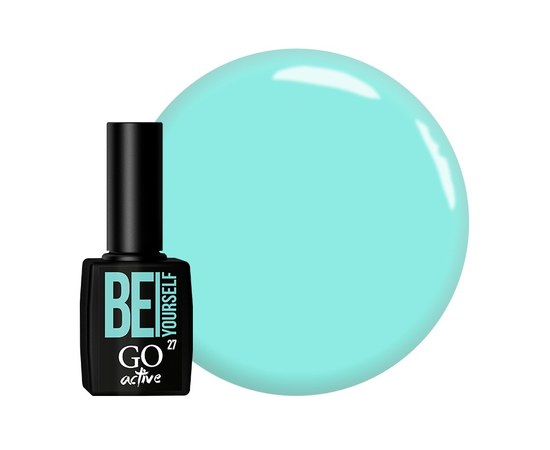 Изображение  Gel polish GO Active 027 Be Yourself mint, 10 ml, Volume (ml, g): 10, Color No.: 27