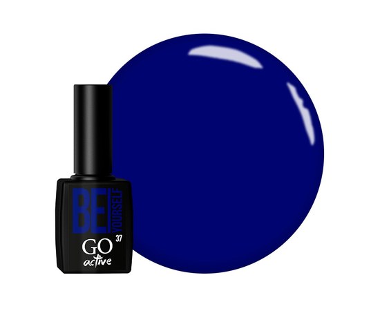 Изображение  Gel polish GO Active 037 Be Yourself blue, 10 ml, Volume (ml, g): 10, Color No.: 37