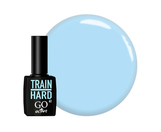 Зображення  Гель-лак GO Active 041 Train Hard м'який блакитний, 10 мл, Об'єм (мл, г): 10, Цвет №: 041