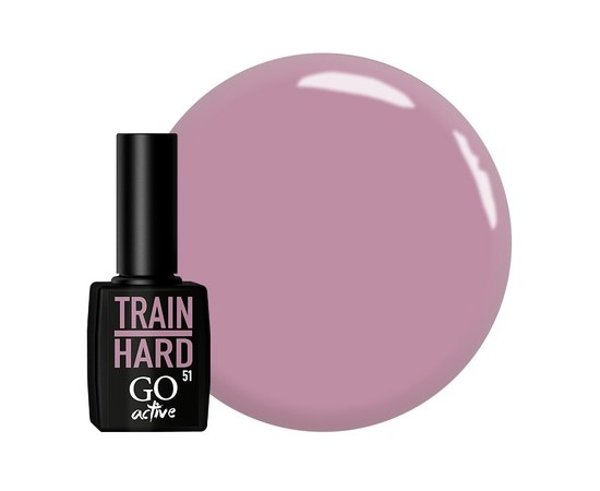 Изображение  Gel polish GO Active 051 Train Hard ash-lilac, 10 ml, Volume (ml, g): 10, Color No.: 51