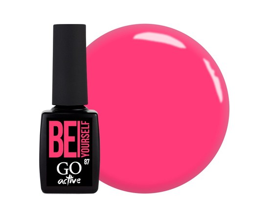 Изображение  Gel Polish GO Active 087 Be Yourself bright pink, 10 ml, Volume (ml, g): 10, Color No.: 87