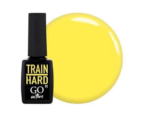 Изображение  Гель-лак GO Active 091 Train Hard теплый желтый, 10 мл, Объем (мл, г): 10, Цвет №: 091