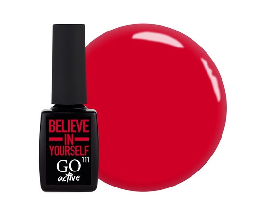 Изображение  Gel Polish GO Active 111 Belive in yourself Marsala, with mother-of-pearl and shimmers, 10 ml, Volume (ml, g): 10, Color No.: 111