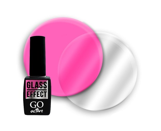 Изображение  Гель-лак GO Active Glass Effect 10 витражный розовый, 10 мл, Объем (мл, г): 10, Цвет №: 10