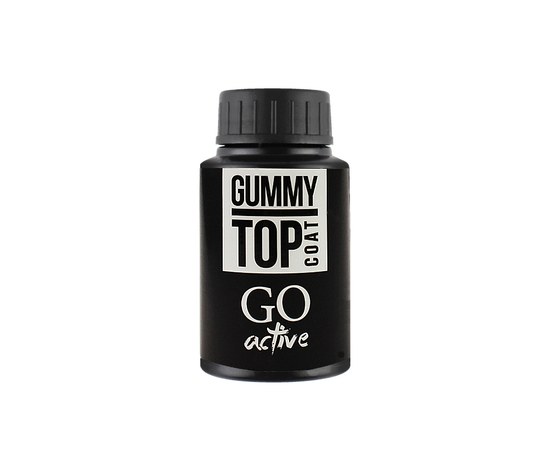 Зображення  Топ каучуковий для гель-лаку GO Active Gummy Top Coat, 30 мл