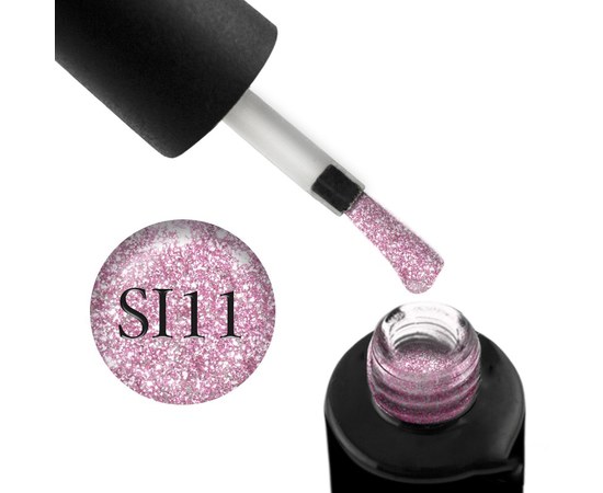 Изображение  Gel polish Naomi Self Illuminated with glitter and mica 6 ml, SI 11, Volume (ml, g): 6, Color No.: SI 11