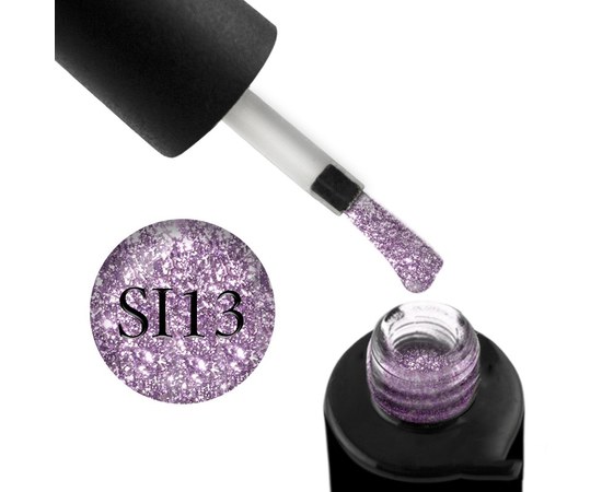 Изображение  Naomi Self Illuminated gel polish with glitter and mica 6 ml, SI 13, Volume (ml, g): 6, Color No.: SI 13