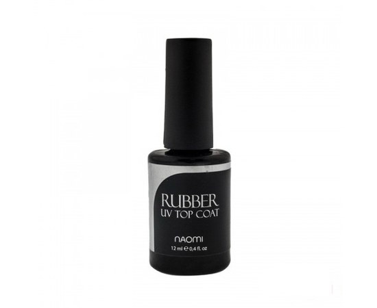 Изображение  Top rubber for gel polish Naomi Rubber UV Top Coat 30 ml, Volume (ml, g): 30