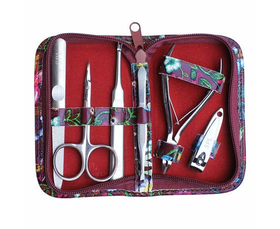 Изображение 2 Manicure set SPL 77102AF "Red poppy with background"